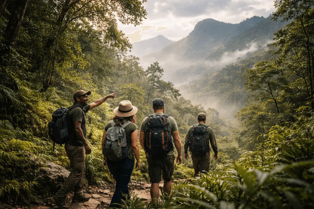 Wilderness hiking tours in Sri Lanka with local guide