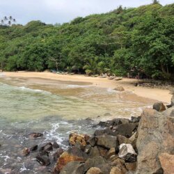 The beauty of JB, Sri Lanka. Photo by Paul H, The natural beauty of Jungle beach in Sri Lanka with lush greenery and pristine waters.