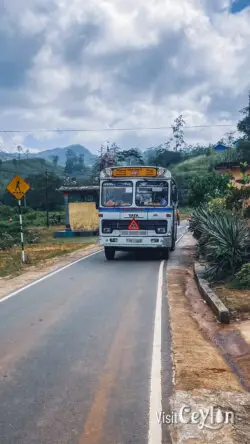 Route 478 bus to Dahanakanda Mukkuwaththa Sri Pada trail – Photo by Sameera Marapperuma Route 478 bus to Dahanakanda Mukkuwaththa Sri Pada trail starting point.